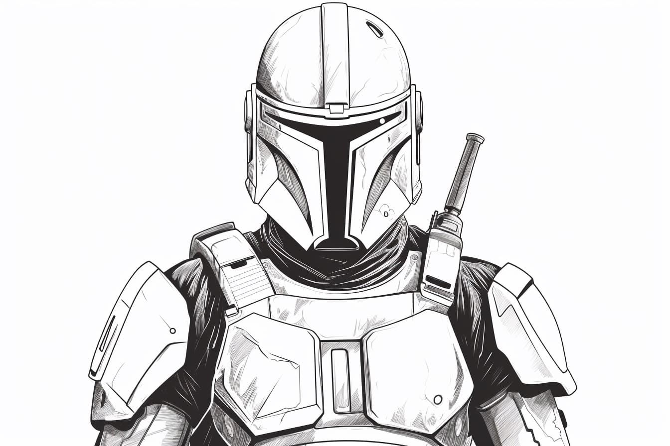 How to Draw a Mandalorian