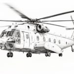 How to Draw a Military Helicopter