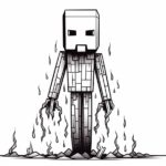 How to Draw a Minecraft Enderman