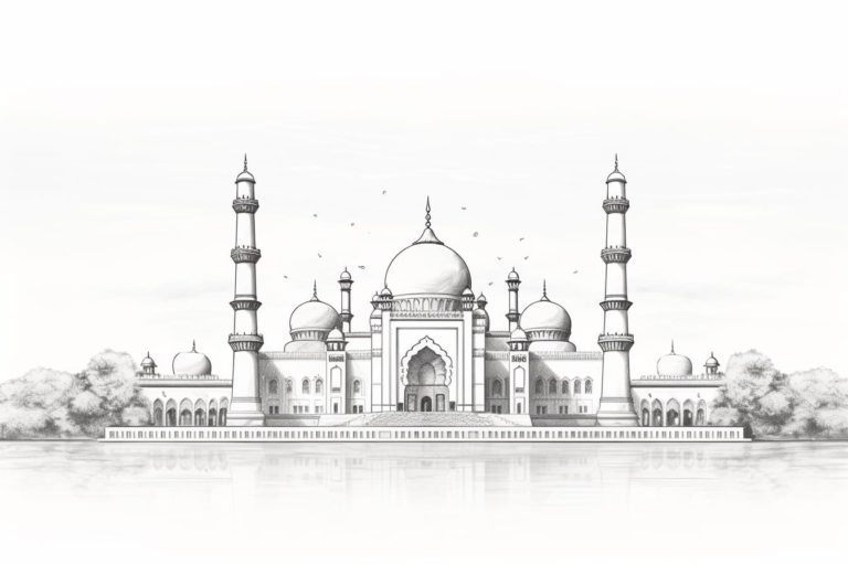 How to Draw a Mosque