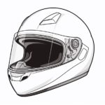 How to Draw a Motorcycle Helmet