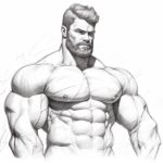 How to Draw a Muscle Man