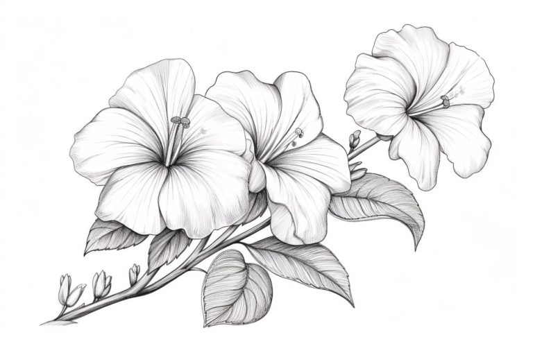How to Draw a Petunia