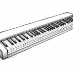 How to Draw a Piano Keyboard