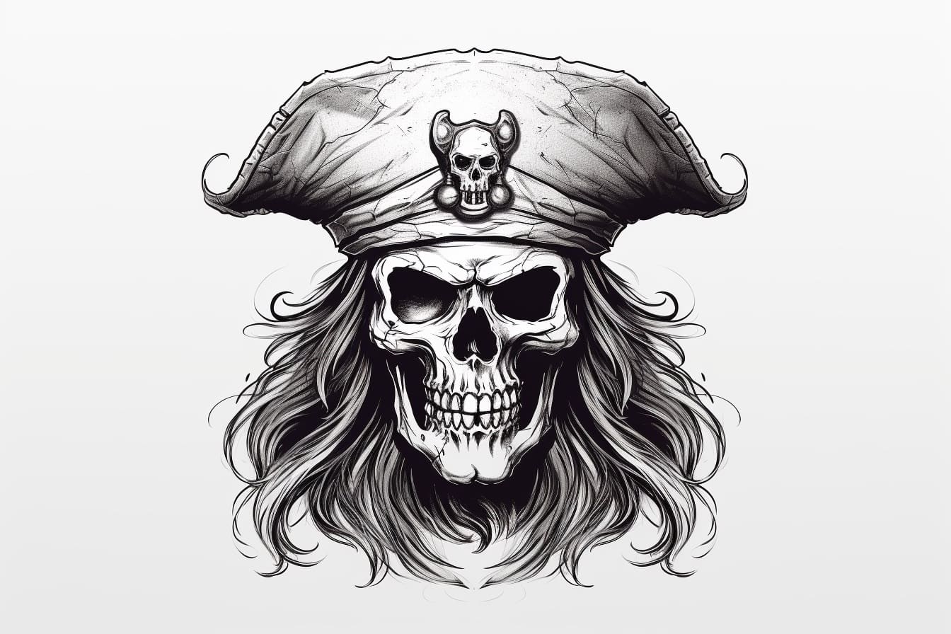 How to Draw a Pirate Skull