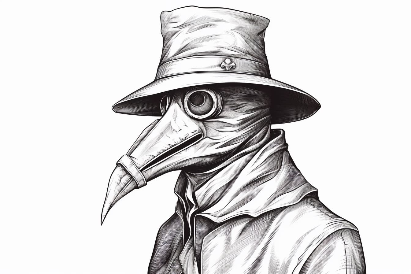 How to Draw a Plague Doctor Yonderoo