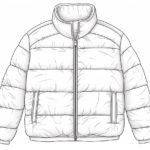 How to Draw a Puffer Jacket
