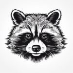 How to Draw a Raccoon Face