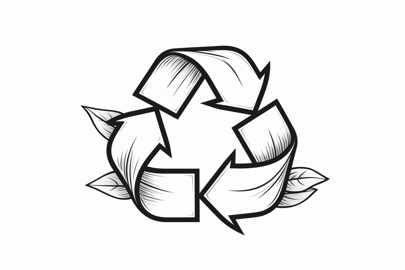 How to Draw a Recycling Sign