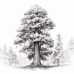 How to Draw a Redwood Tree