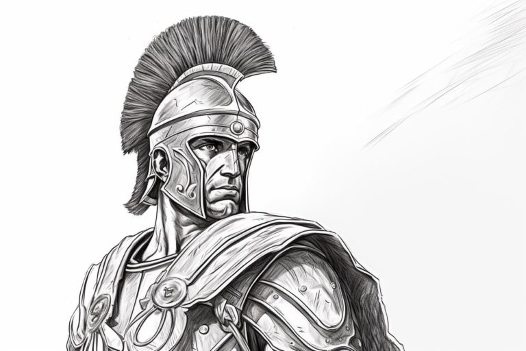 How to Draw a Roman Soldier