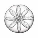 How to Draw a Sand Dollar