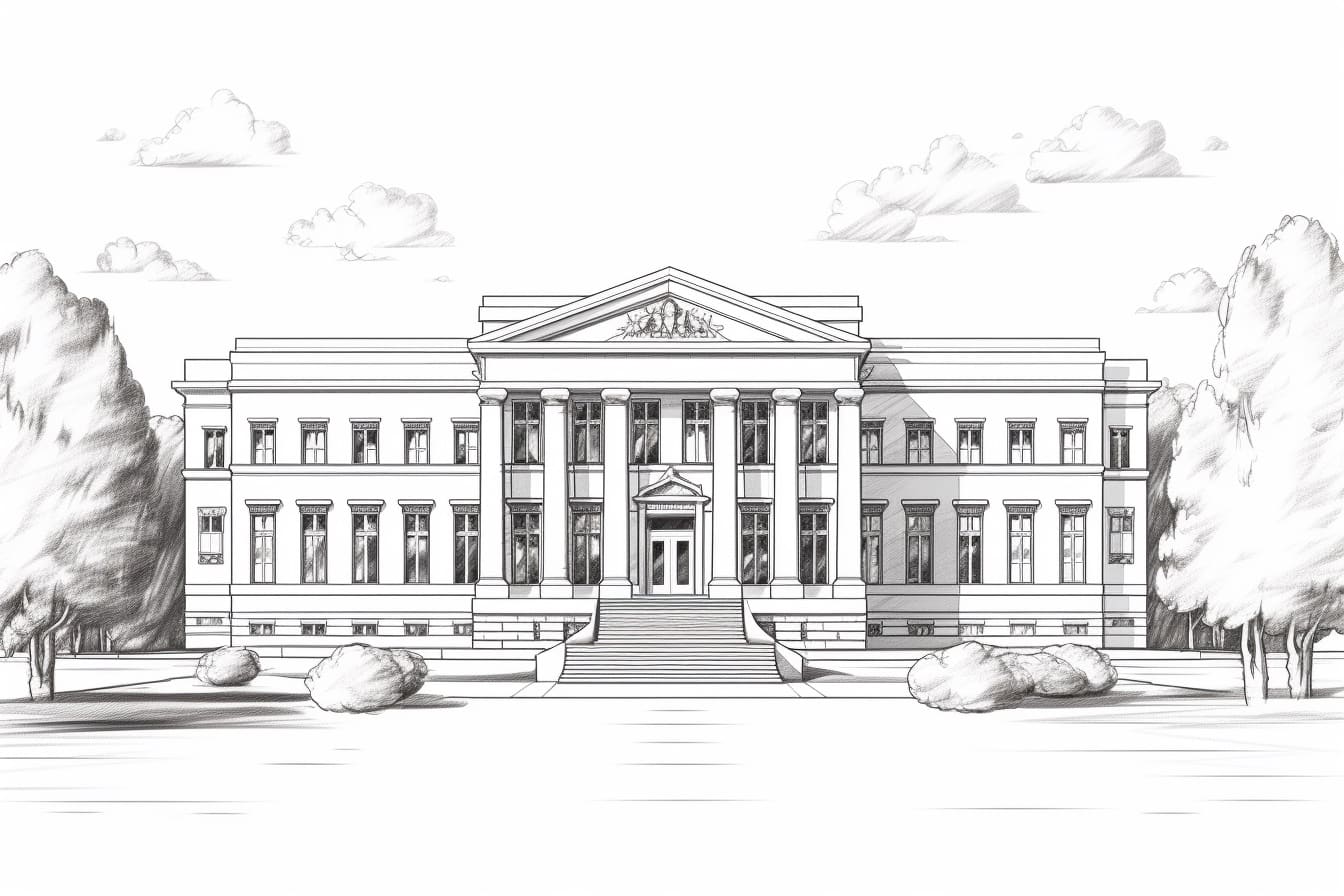 How to Draw a School Building