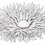 How to Draw a Sea Anemone