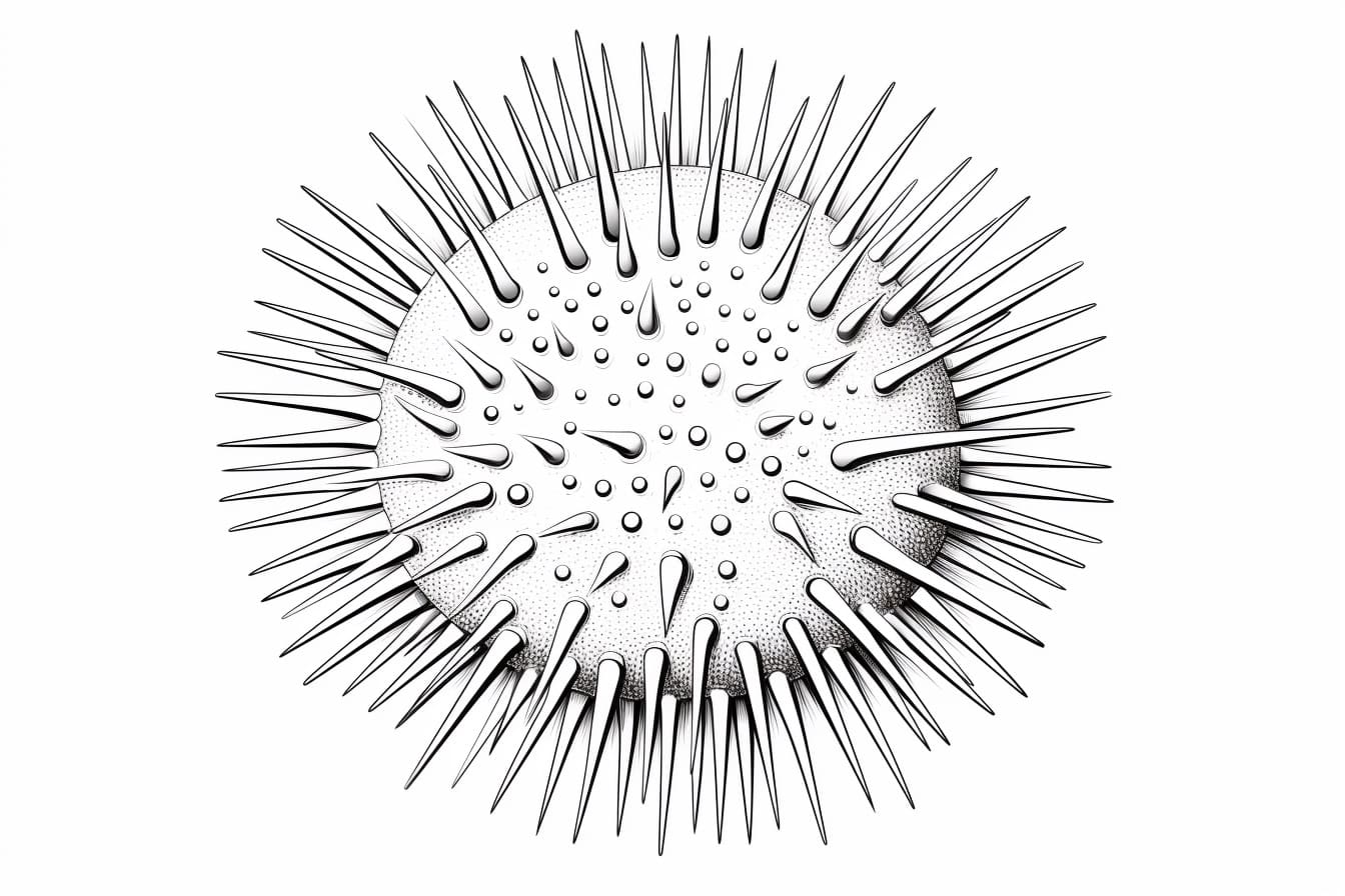 How to Draw a Sea Urchin