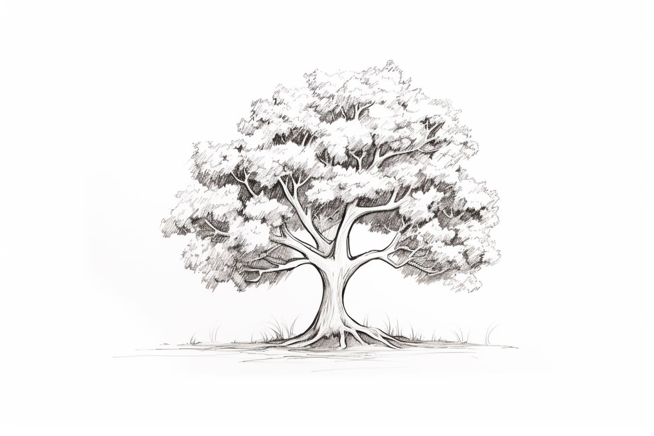 How to Draw a Small Tree