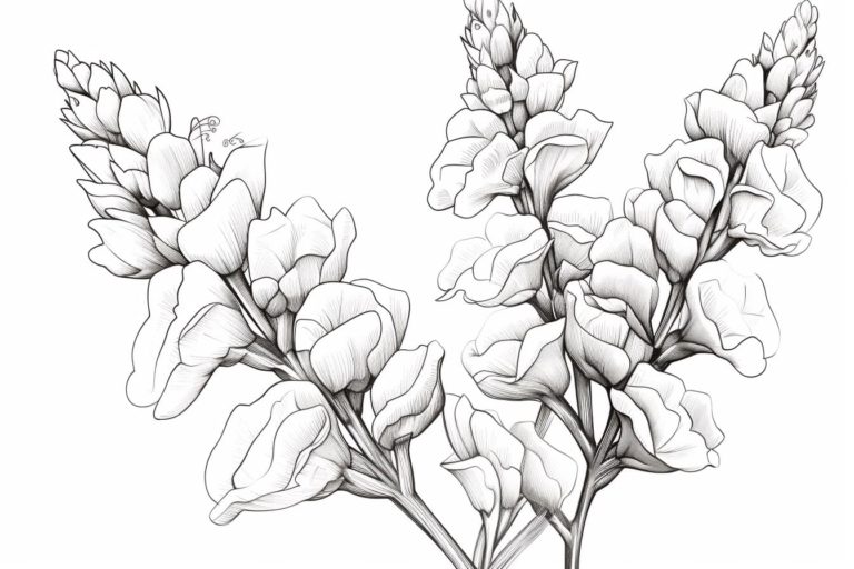 How to Draw a Snapdragon