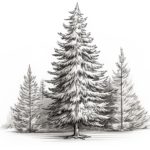 How to Draw a Spruce Tree