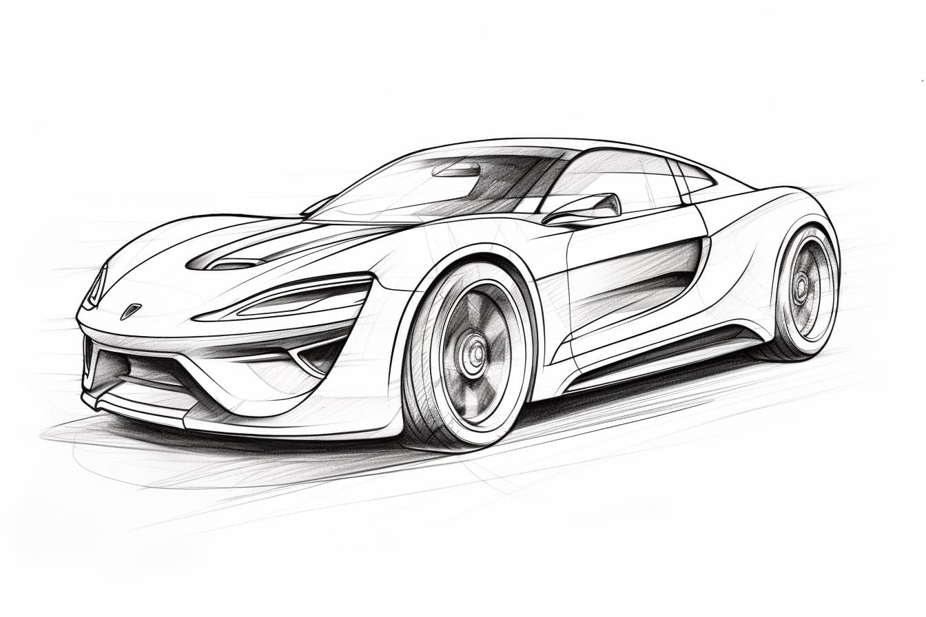 How to Draw a Supercar Yonderoo