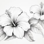 how to draw a tropical flower
