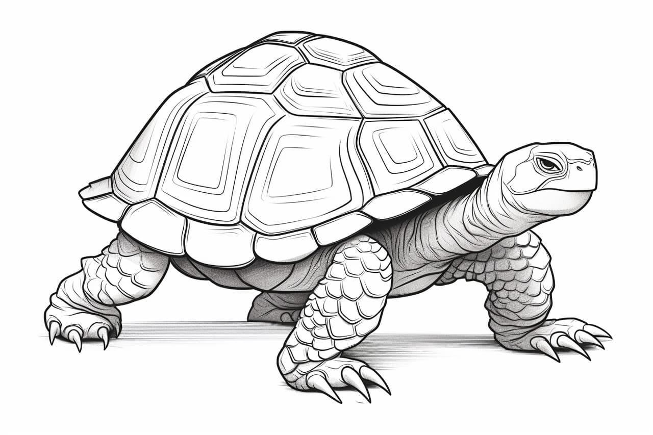 how to draw a turtle shell