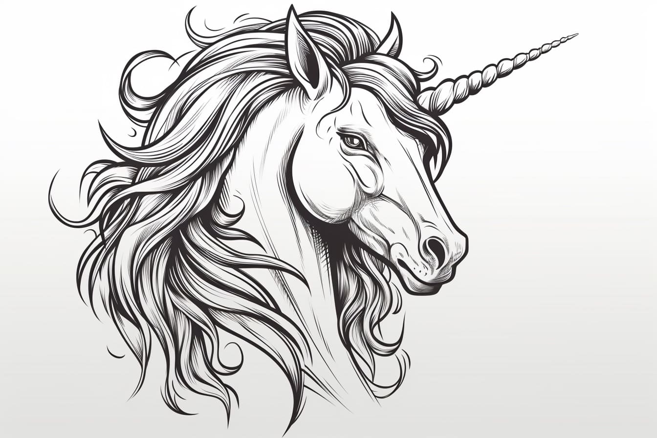How to Draw a Unicorn Face