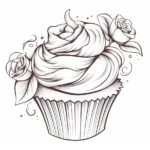 How to Draw a Valentine Cupcake