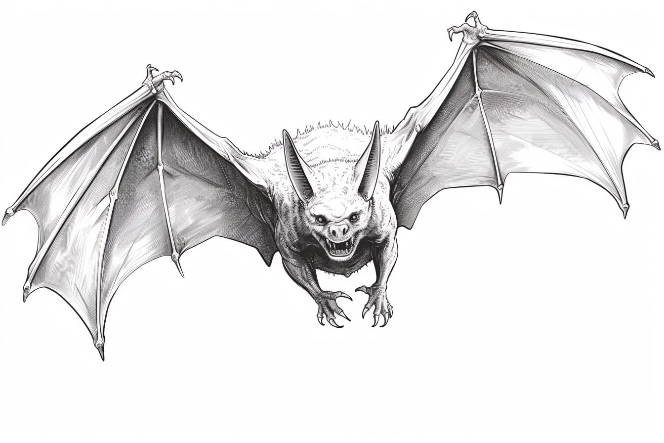 How to Draw a Vampire Bat Yonderoo
