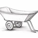 How to Draw a Wheelbarrow