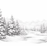 How to Draw a Winter Wonderland