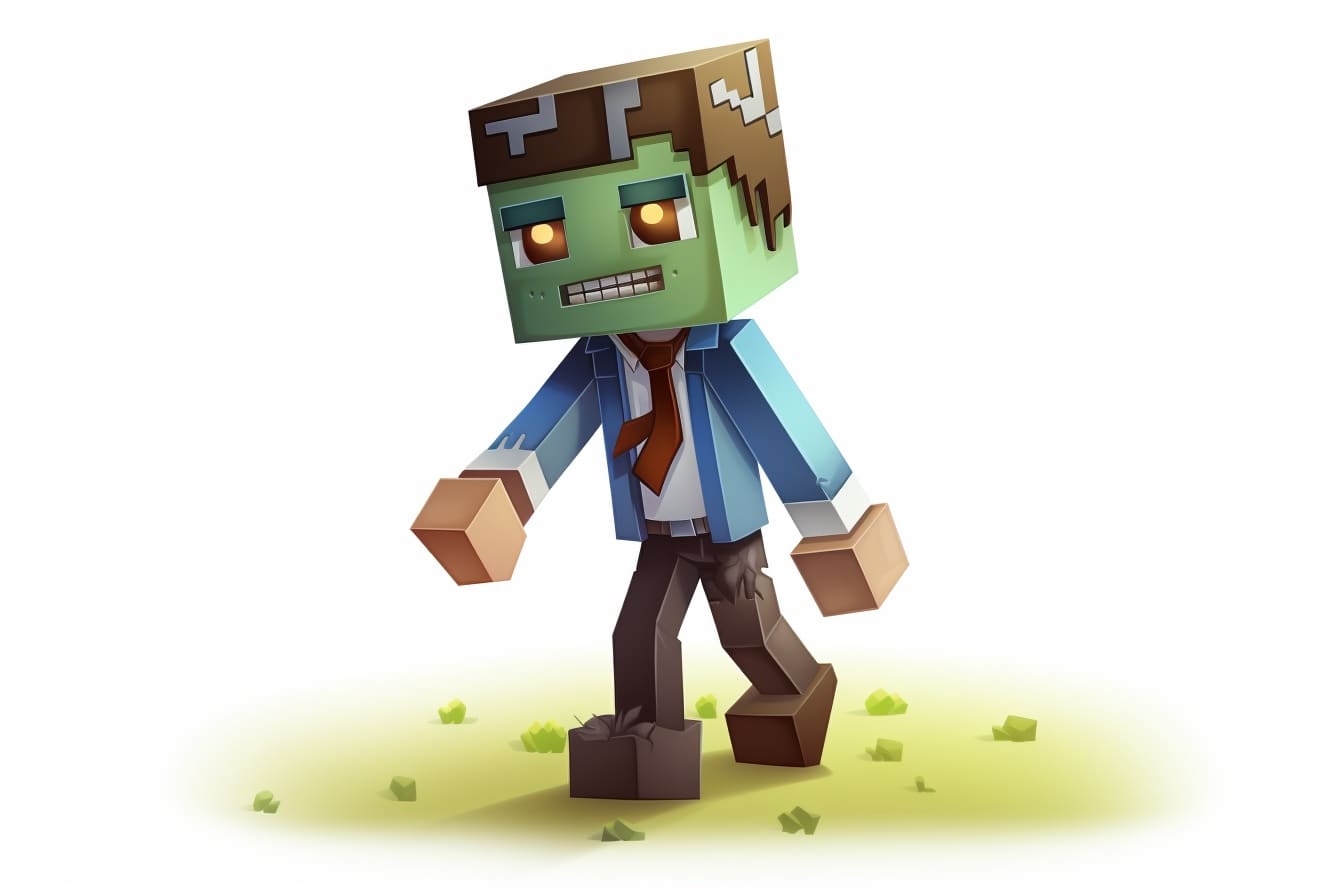 How to Draw a Zombie from Minecraft