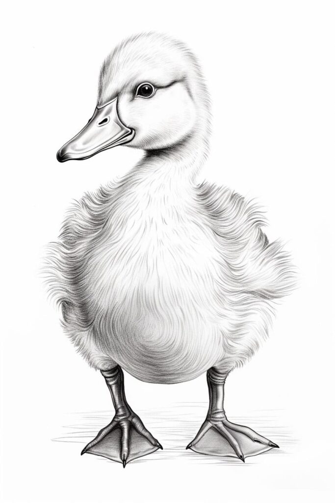 duckling drawing