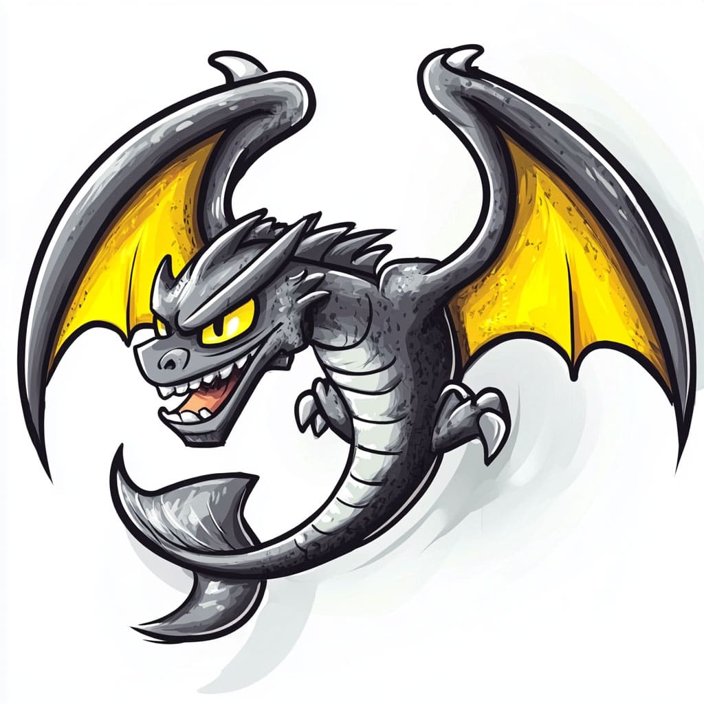 logo of a flying dragon