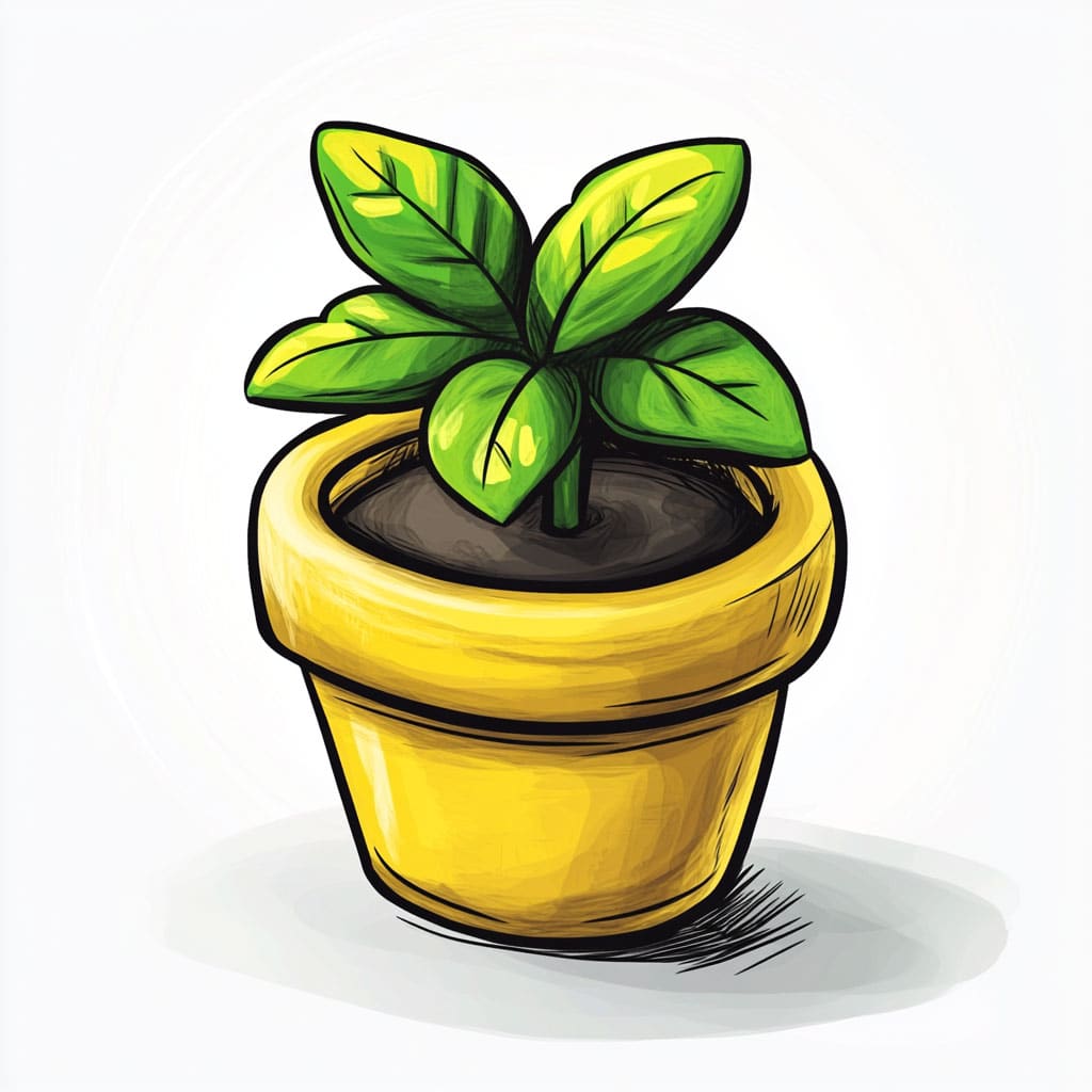 plant pot logo