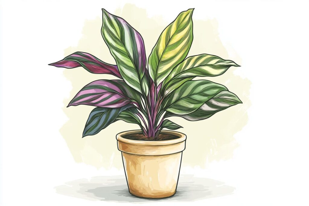 Calathea in a pot