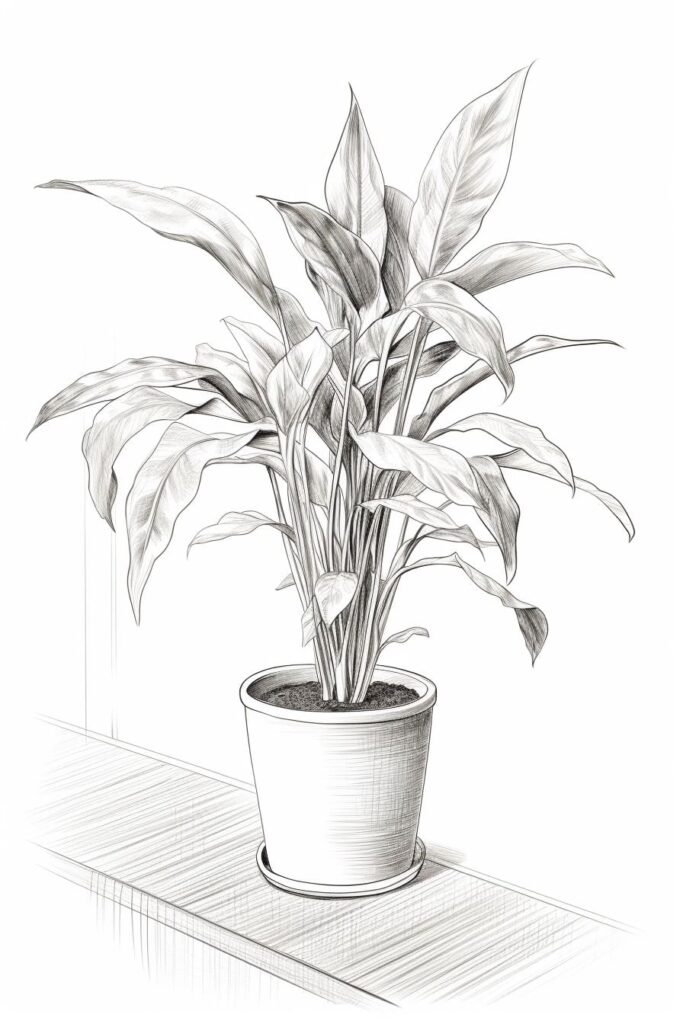 potted plant on the floor