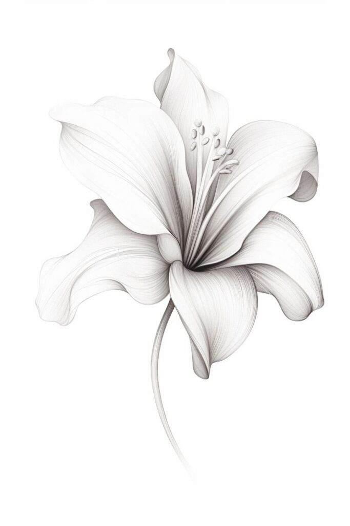 flower petal drawing