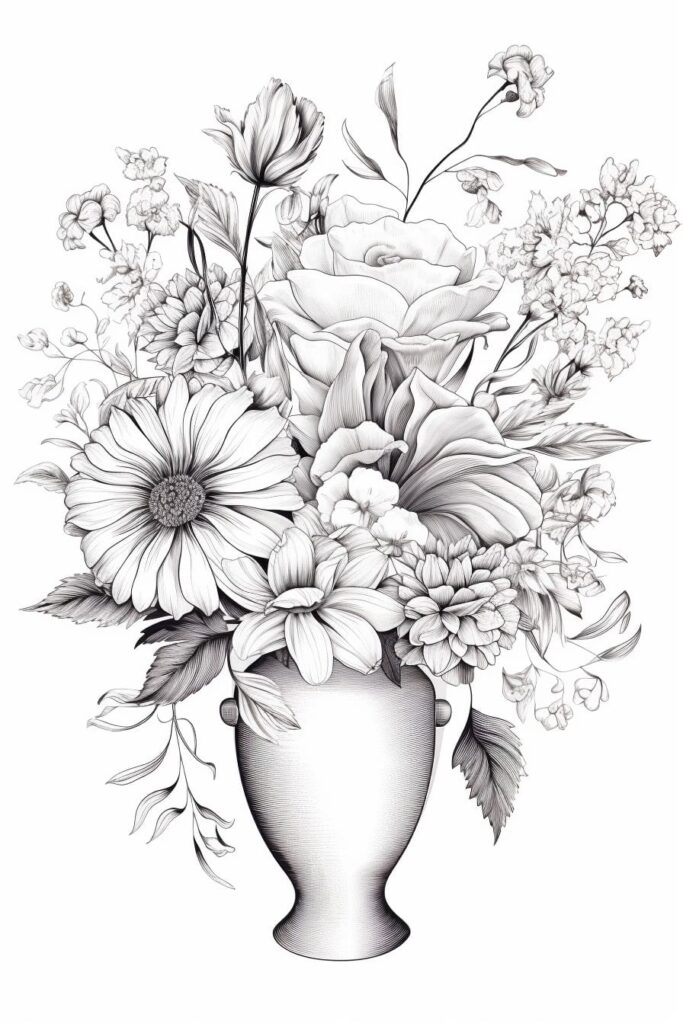 flowers in a vase