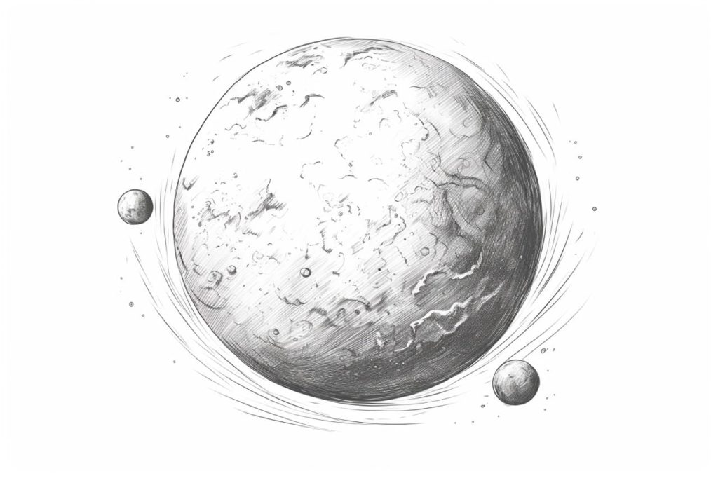 sketch of exoplanet