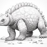 How to Draw an Ankylosaurus