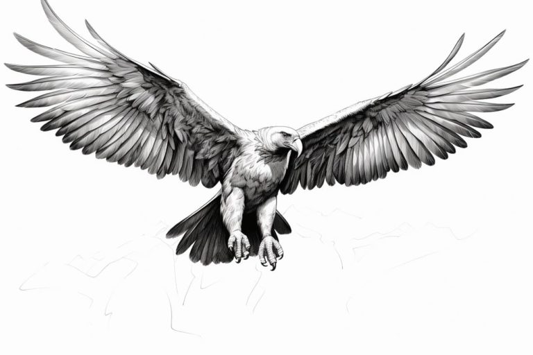 how to draw a condor