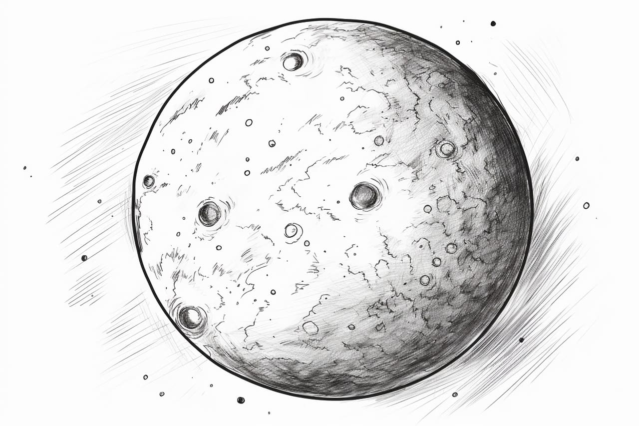 how to draw an exoplanet