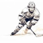 how to draw a hockey player