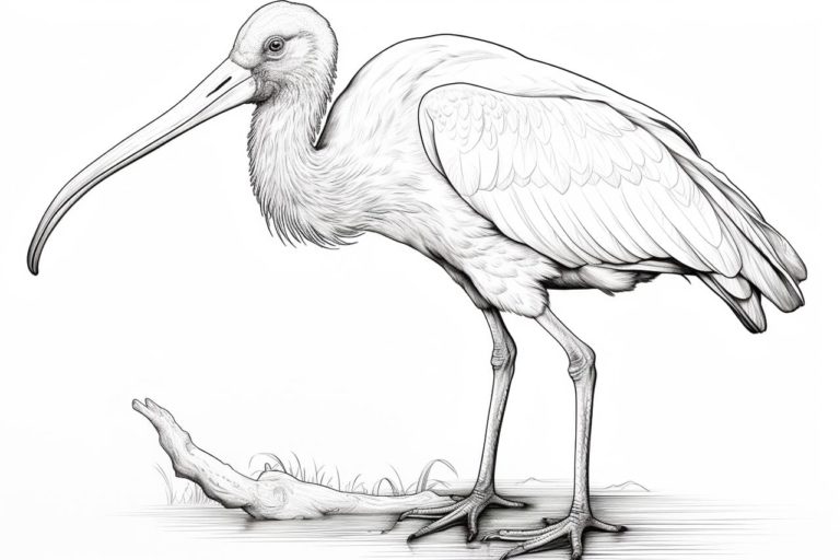 how to draw an Ibis