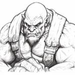 how to draw an ogre
