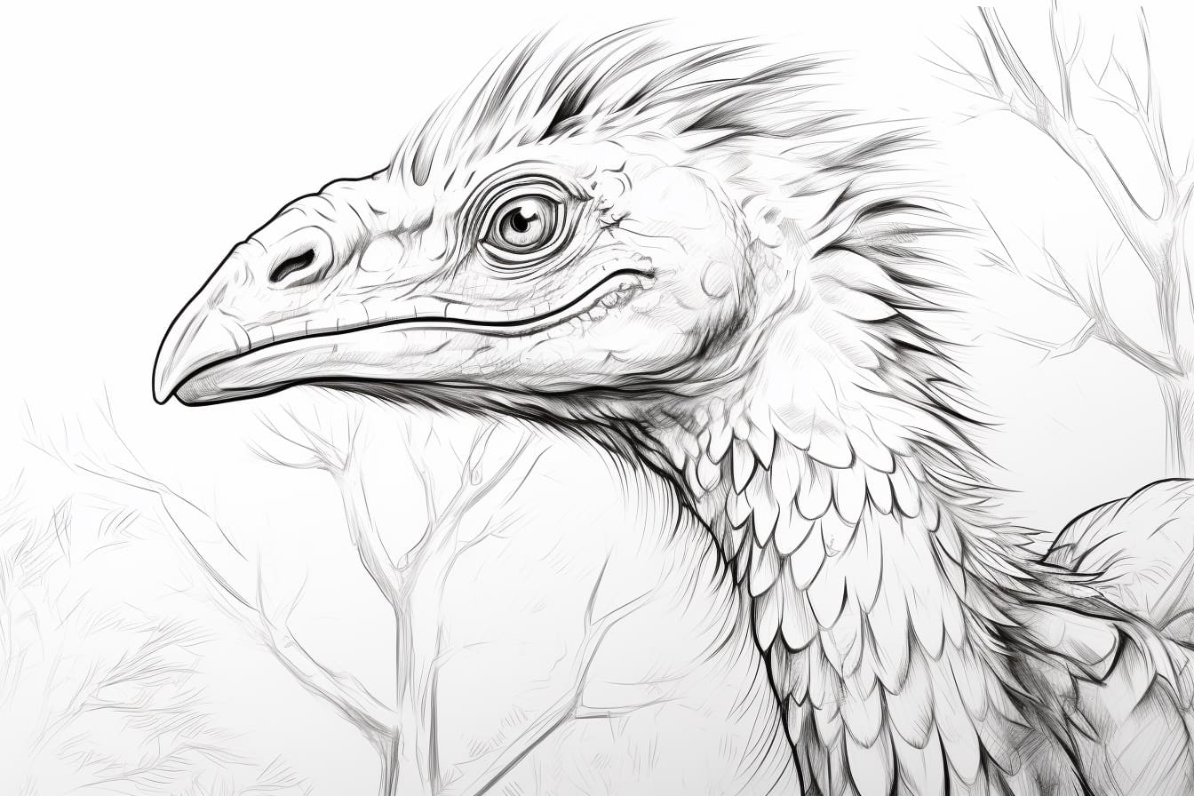 How to Draw an Oviraptor