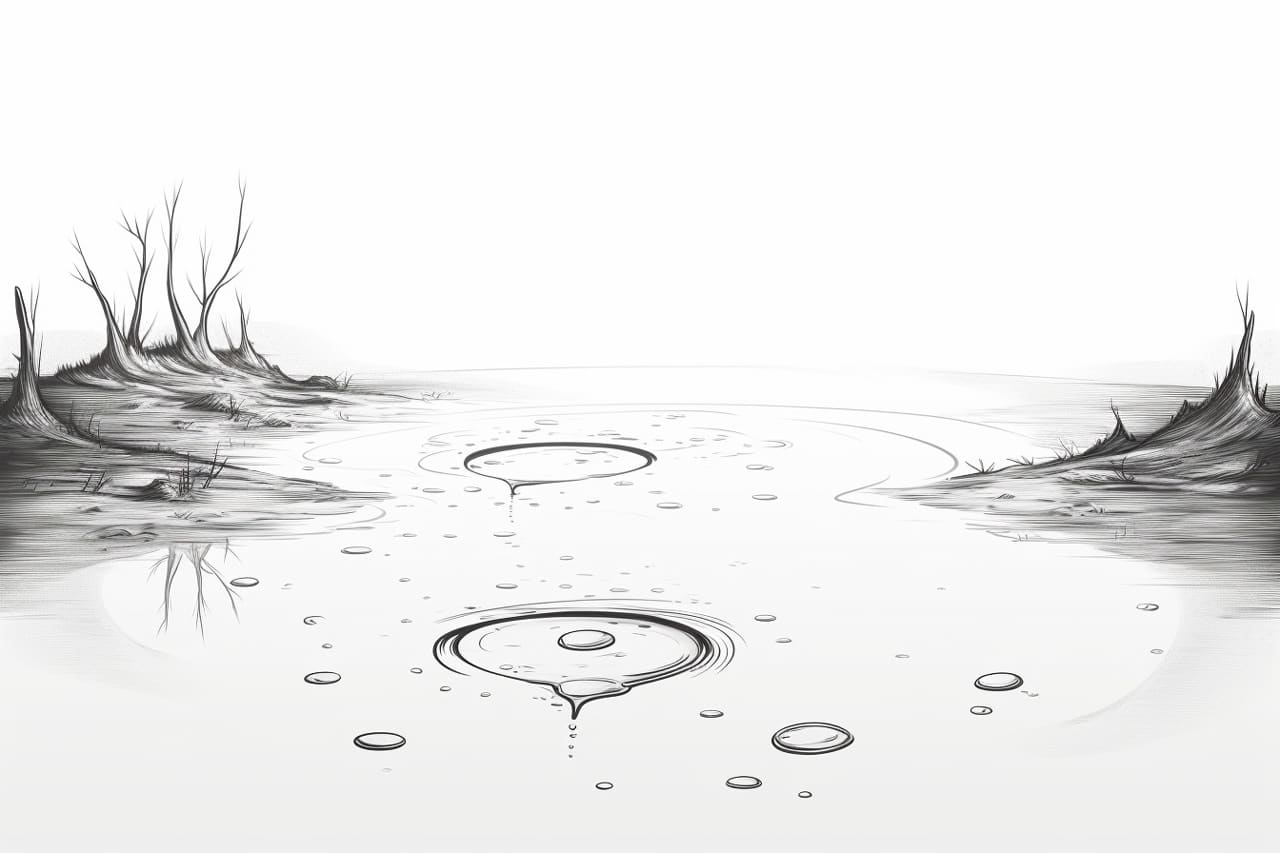 How to Draw a Puddle of Water Yonderoo