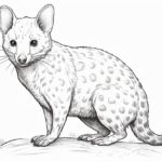 How to draw a Quoll