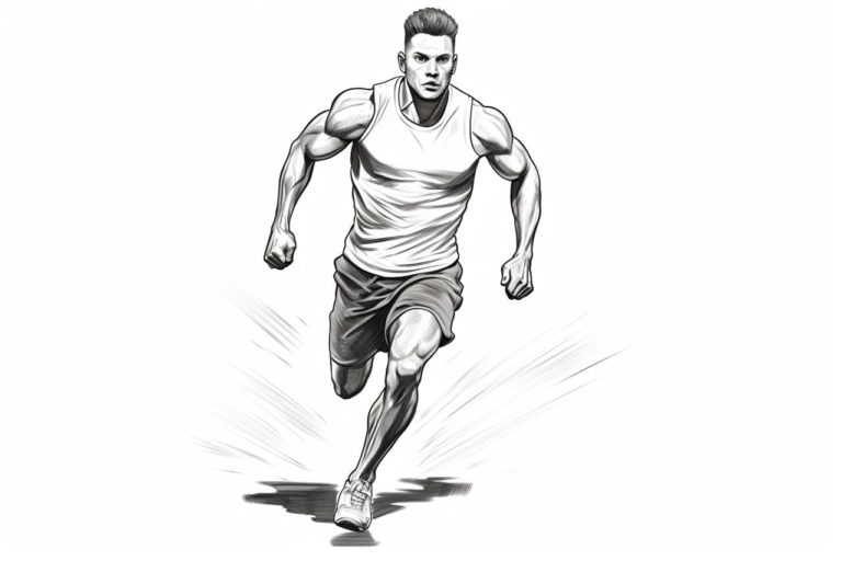 how to draw a runner