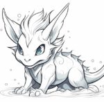 how to draw a Vaporeon